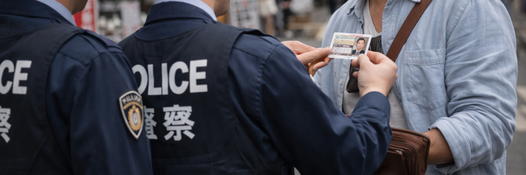 Japan identificeren buitenlander japanse politie buitenland