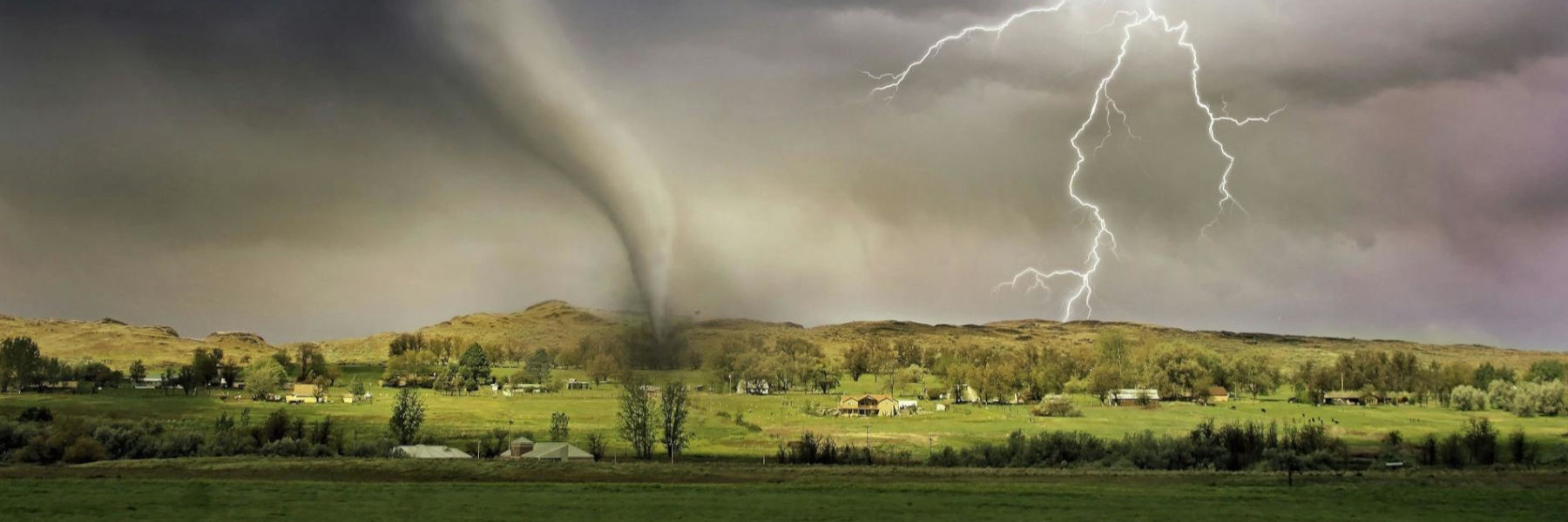 orkaan storm amerika platteland wind extreem weer