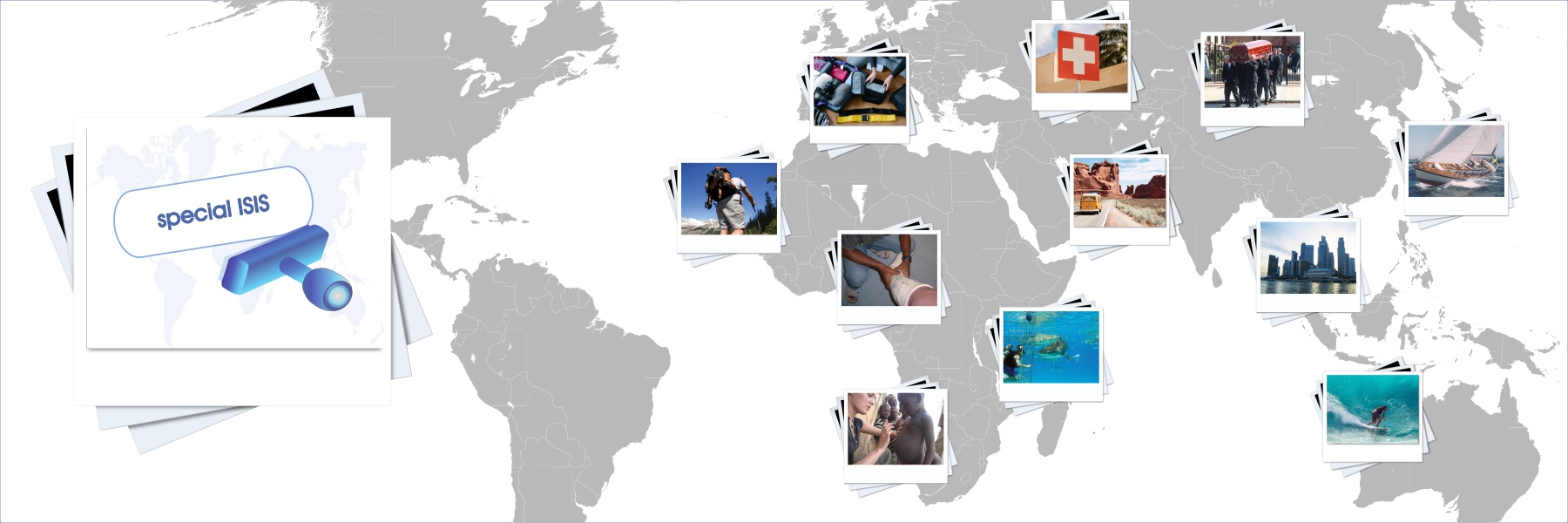 wereldkaart polaroids specialisis