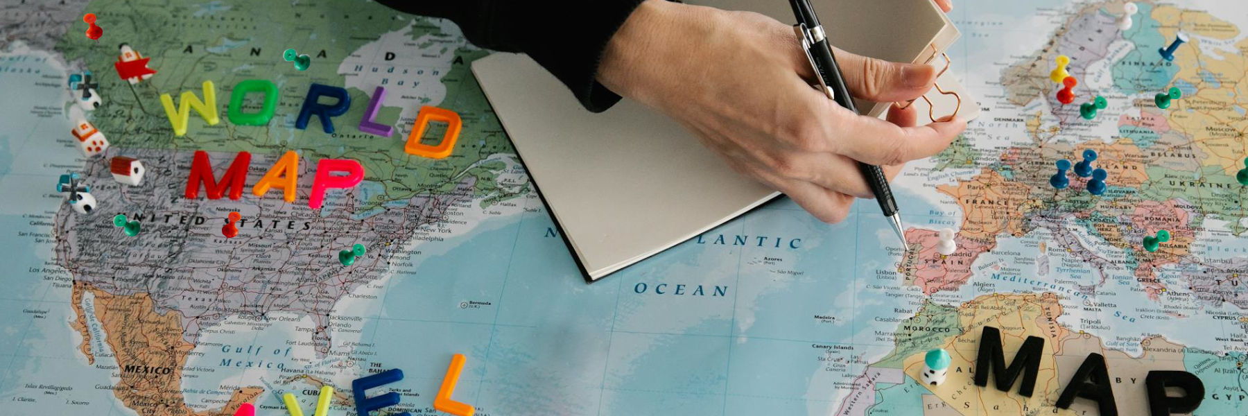 studeren in het buitenland kaart bestemming europa amerika